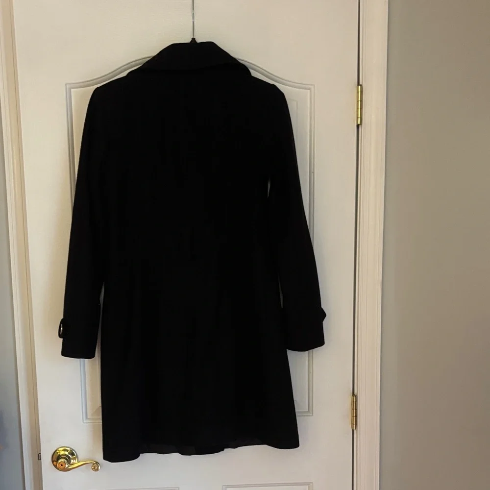 Michael Kors Black Trench Coat - Picture 12 of 14